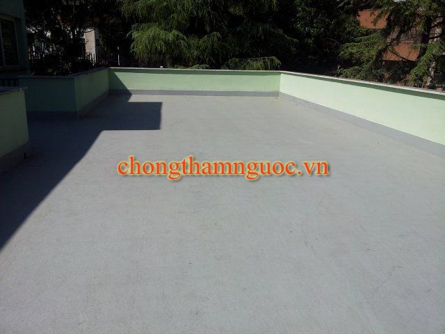 Chống thấm sàn mái bằng Polyurethane