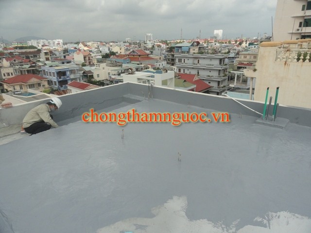 Chống thấm sàn mái bằng Polyurethane